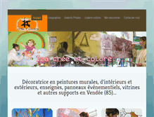 Tablet Screenshot of iza-creacolore.com